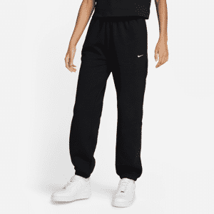 Nike Solo Swoosh-fleecebukser til kvinder - sort sort S (EU 36-38)