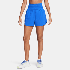 Nike One Dri-FIT-shorts med indershorts (7,5 cm) og ultrahøj talje til kvinder - blå blå XS (EU 32-34)