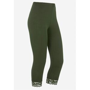 Cellbes of Sweden Capri leggings med blonde susanne  Female  Kakigrøn