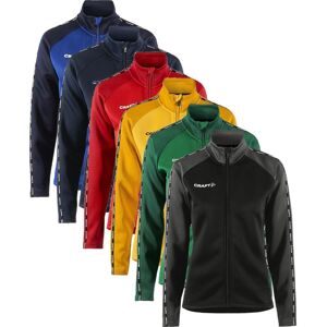 Craft 1912729 Squad 2.0 Full Zip W Kvinde / Sportsjakke Team Green/ivy Xl