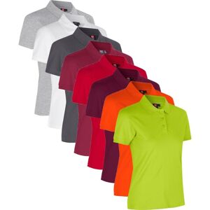 Id 0527 Poloshirt   Stretch   Dame-Sort-S