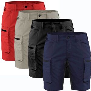 Blåkläder 7149 Dame Service Shorts Med Stretch / Dame Service Arbejdsshorts Med Stretch - C44 - Mørk Marineblå/sort