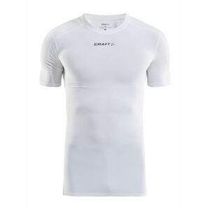 Craft 1906855 Pro Control Compression Tee Uni Unisex / Sports T-Shirt / T-Shirt White Xl