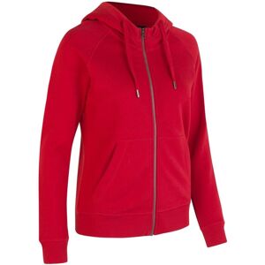 Id 0639 Core Hoodie   Zip   Dame-Grå Melange-Xl