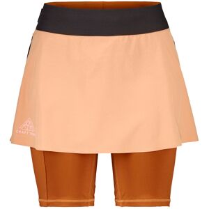 Craft Women's PRO Trail 2in1 Skirt Cliff/Mud XL, Cliff/Mud