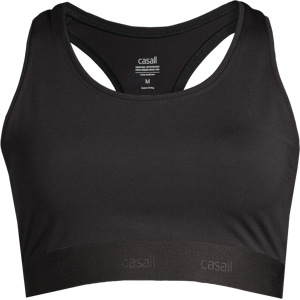 Casall Graphic Sports Bra Black S, Black