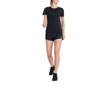 2XU Women's Light Speed Tech Tee BLACK/ BLACK REFLECTIVE M, Black/Black Reflective