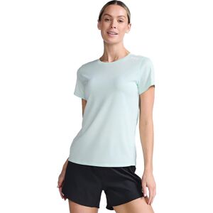 2XU Women's Aero Tee GLACIER/WHITE REFLECTIVE L, Glacier/White Reflective