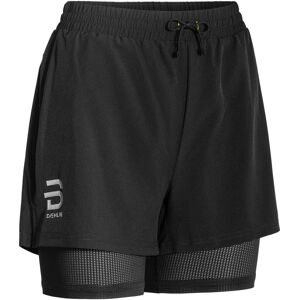 Dæhlie Women's Shorts Run 2-in-1 Black L, Black