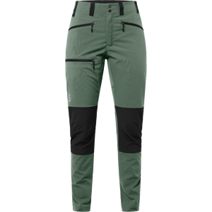 Haglöfs Women's Mid Slim Pant Fjell Green/True Black 40, Fjell Green/True Black