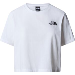 The North Face W Cropped Simple Dome Tee TNF White XS, Tnf White