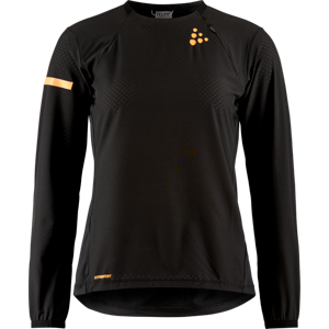 Craft Women's Pro Hypervent Long Sleeve Wind Top 2 Black L, Black