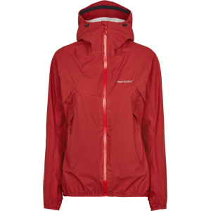 Nordisk Women's Mjelde Ultralight 3-Layer Jacket Red Dahlia L, Red Dahlia