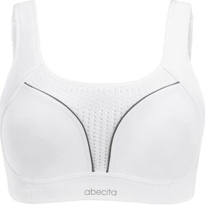 Abecita Women's Dynamic Sport Bra White/Grey E 90, White/Grey