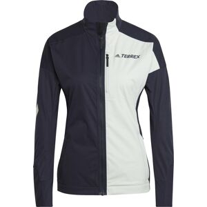 Adidas Women's Terrex Xperior Cross-Country Ski Soft Shell Jacket Legink/Lingrn L, Legink/Lingrn