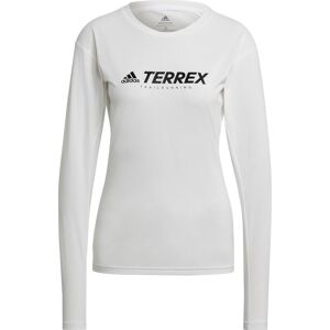 Adidas Women's Terrex Primeblue Trail LS Top White M, WHITE