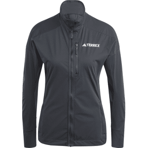 Adidas Women's Terrex Xperior Cross Country Ski Soft Shell Jacket Black L, Black