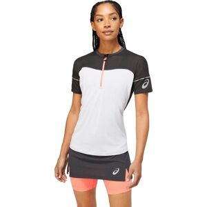 Asics Women's Fujitrail Top Graphite Grey/Brilliant White L, Graphite Grey/Brilliant White