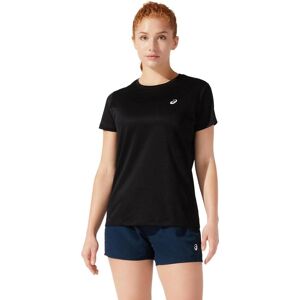 Asics Women's Core Short Sleeve Top Performance Black L, Performance Black