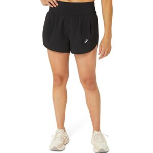 Asics Women's Road 3.5in Short Performance Black XS, Performance Black