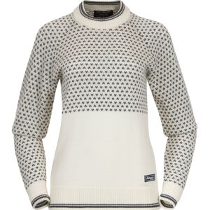 Bergans Women's Alvdal Wool Jumper  Vanilla White/Solid Dark Grey XS, Vanilla White/Solid Dark Grey