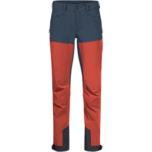 Bergans Women's Bekkely Hybrid Pant Brick/Orion Blue S, Brick/Orion Blue