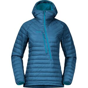 Bergans Women's Cecilie Down Light Anorak Deep Sea Blue/Clear Ice Blue S, Deep Sea Blue/Clear Ice Blue