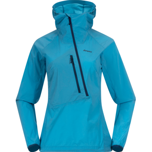 Bergans Women's Cecilie Light Wind Anorak Clear Ice Blue XS, Clear Ice Blue