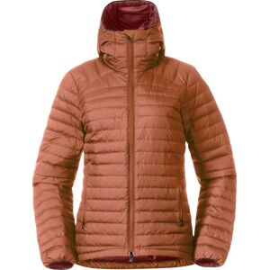 Bergans Women's Lava Light Down Jacket With Hood Terracotta S, Terracotta