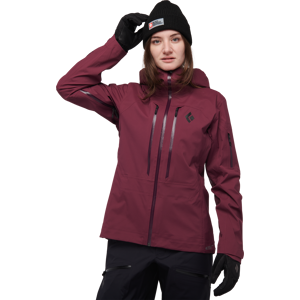 Black Diamond Women's Recon Lt Shell Jacket Blackberry S, Blackberry