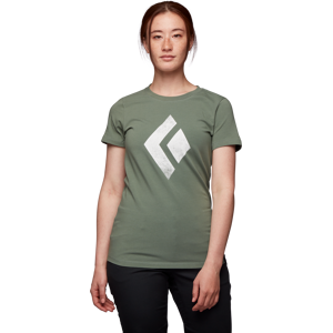 Black Diamond Women's Shortsleeve Chalked Up Tee Laurel Green XS, Laurel Green