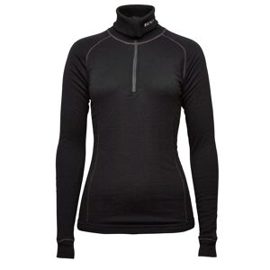 Brynje Women's Arctic Zip Polo Black M, Black