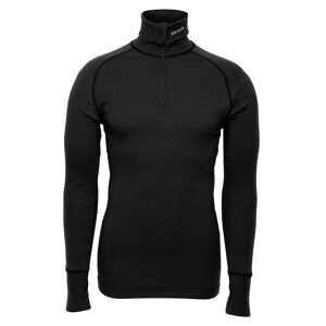 Brynje Unisex Arctic Zip Polo Shirt  Black XS, Black