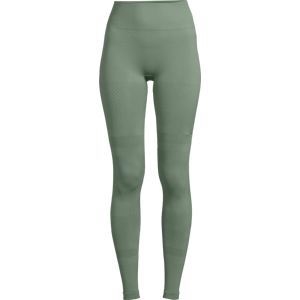 Casall Women's Essential Block Seamless High Waist Tights Dusty Green L, Dusty Green