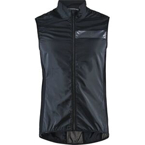 Craft Men's Essence Light Wind Vest Black XL, Black