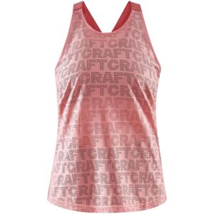 Craft Women's Core Charge Logo Singlet Coral XS, Coral