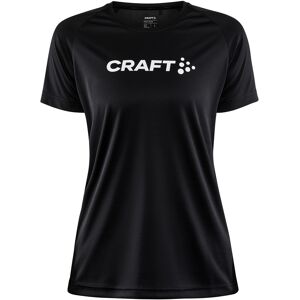 Craft Women's Core Unify Logo Tee Black S, Black