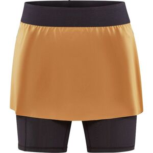 Craft Women's Pro Trail 2in1 Skirt Desert-Slate L, Desert/Slate