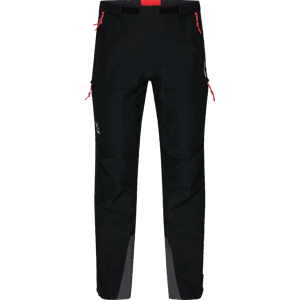 Haglöfs Women's L.I.M ZT Shell GORE-TEX PRO Pant True Black/Zenith Red S, True Black/Zenith Red