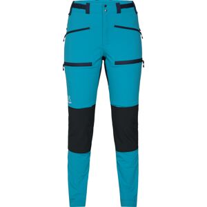 Haglöfs Women's Rugged Slim Pant (2022) Maui Blue/True Black 38, Maui Blue/True Black