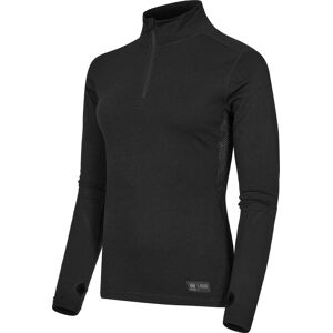 Hellner Women's Wool Tech Base Layer Long Sleeve Black Beauty M, Black Beauty