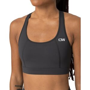 ICANIWILL Classic Sports Bra Anthracite XS, Anthracite