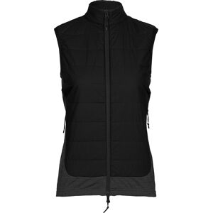 Icebreaker Women's Merinoloft Vest BLACK/JET HTHR/CB XL, BLACK/JET HTHR/CB