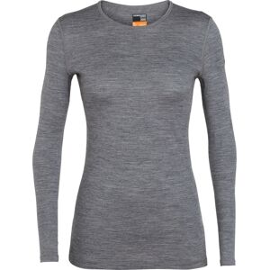 Icebreaker Women's 200 Oasis Long Sleeve Crewe Gritstone Heather M, Gritstone HTHR