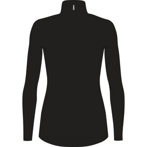 Icebreaker Women's Merino 260 Tech Long Sleeve Half Zip Thermal Top Black L, Black