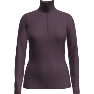 Icebreaker Women's Merino 260 Tech Long Sleeve Half Zip Thermal Top Nightshade XL, Nightshade