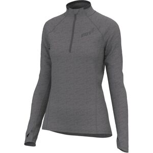 inov-8 Women's Mid Long Sleeve Zip Light Grey 40, Light Grey