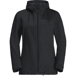 Jack Wolfskin Women's Besler 2-Layer Jacket Black L, Black