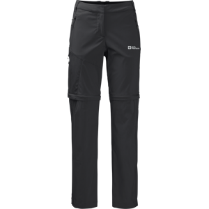 Jack Wolfskin Women's Glastal Zip Away Pants Black 46, Black