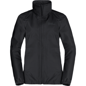 Jack Wolfskin Women's Stormy Point 2-Layer Jacket Black XS, Black